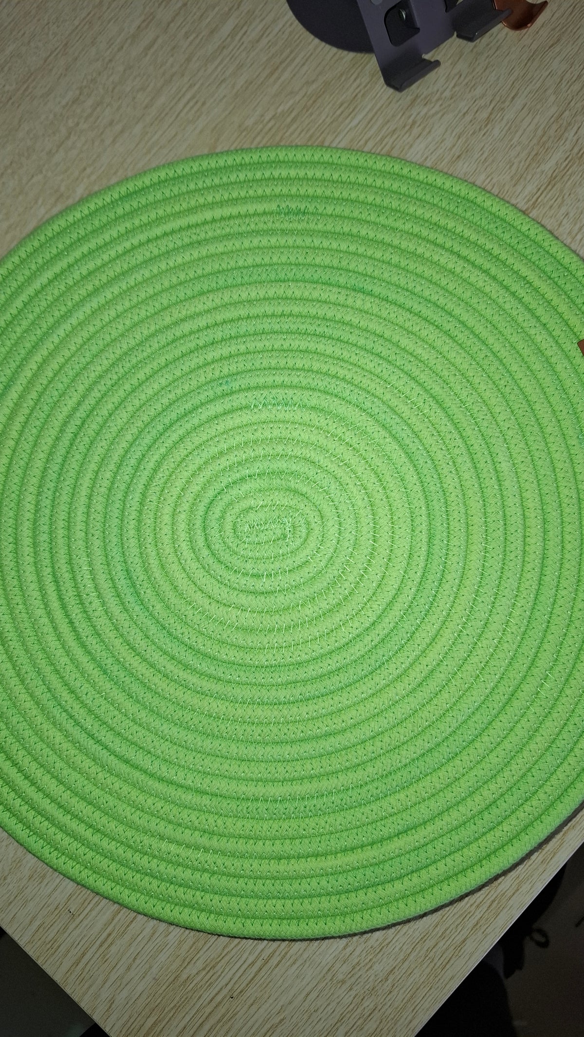 Individuales verde limón