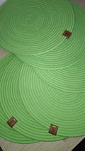 Individuales verde limón