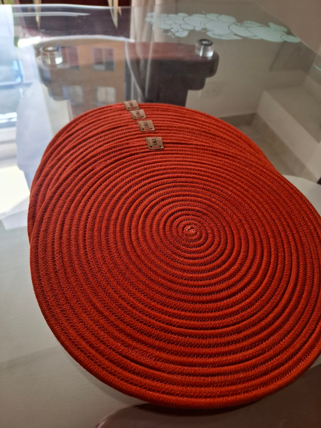 Individuales terracota