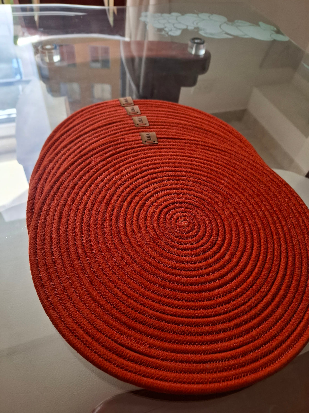 Individuales terracota