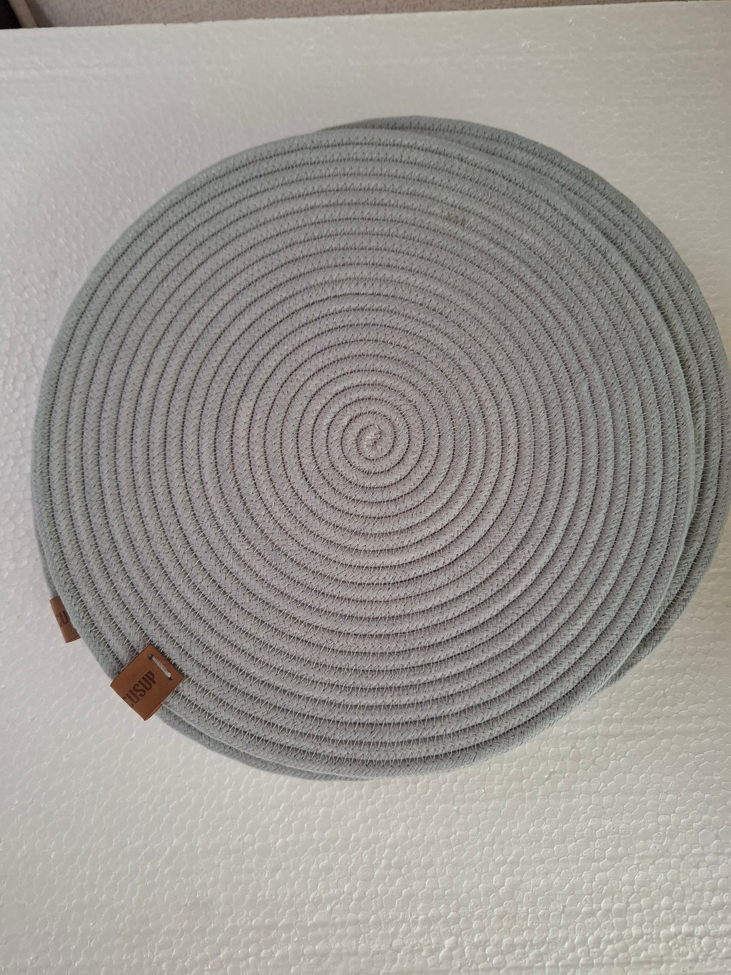 Individuales gris pastel
